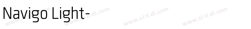 Navigo Light字体转换